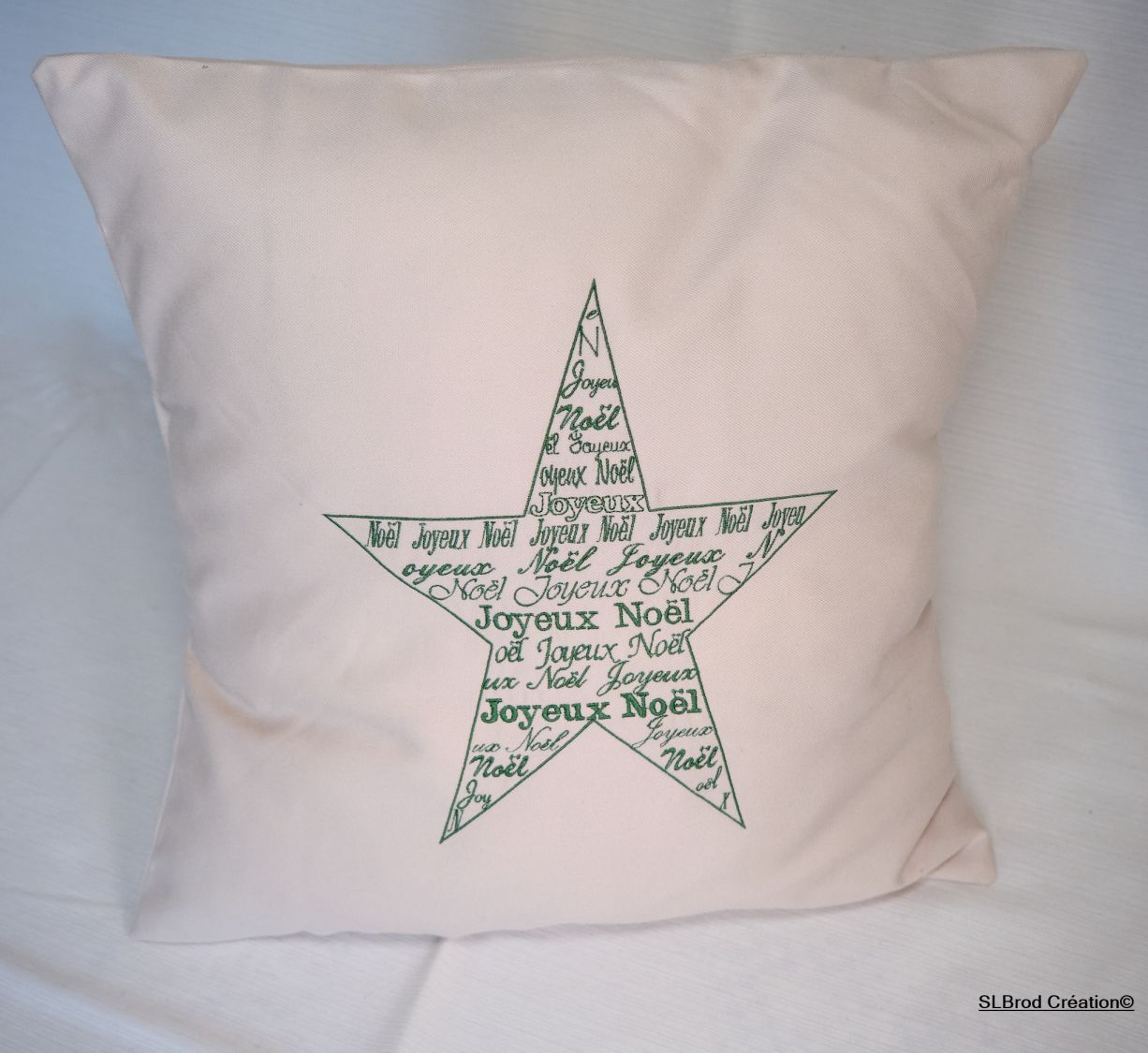 Feliz Capa de Almofada Estrela de Natal