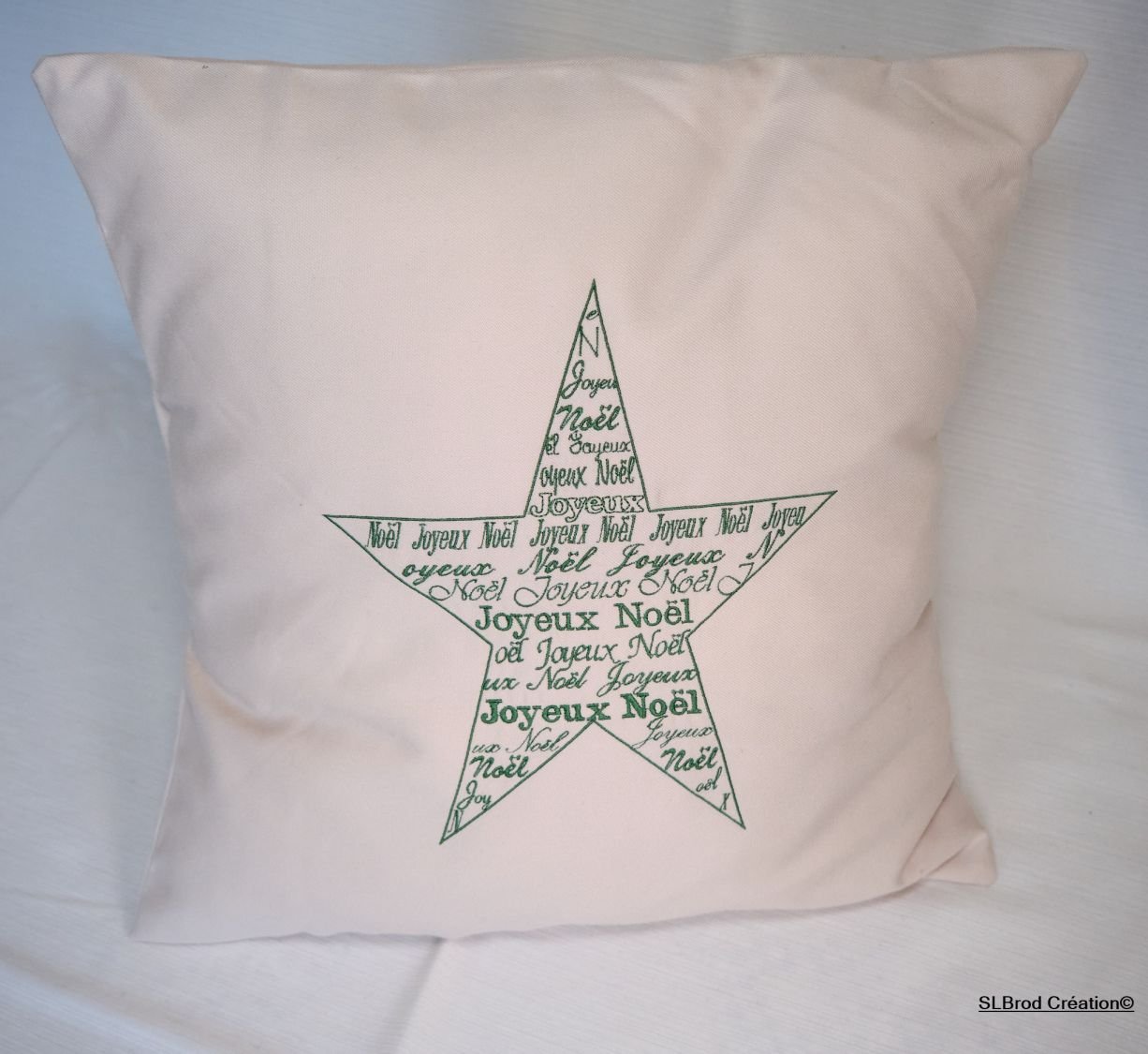 Feliz Capa de Almofada Estrela de Natal