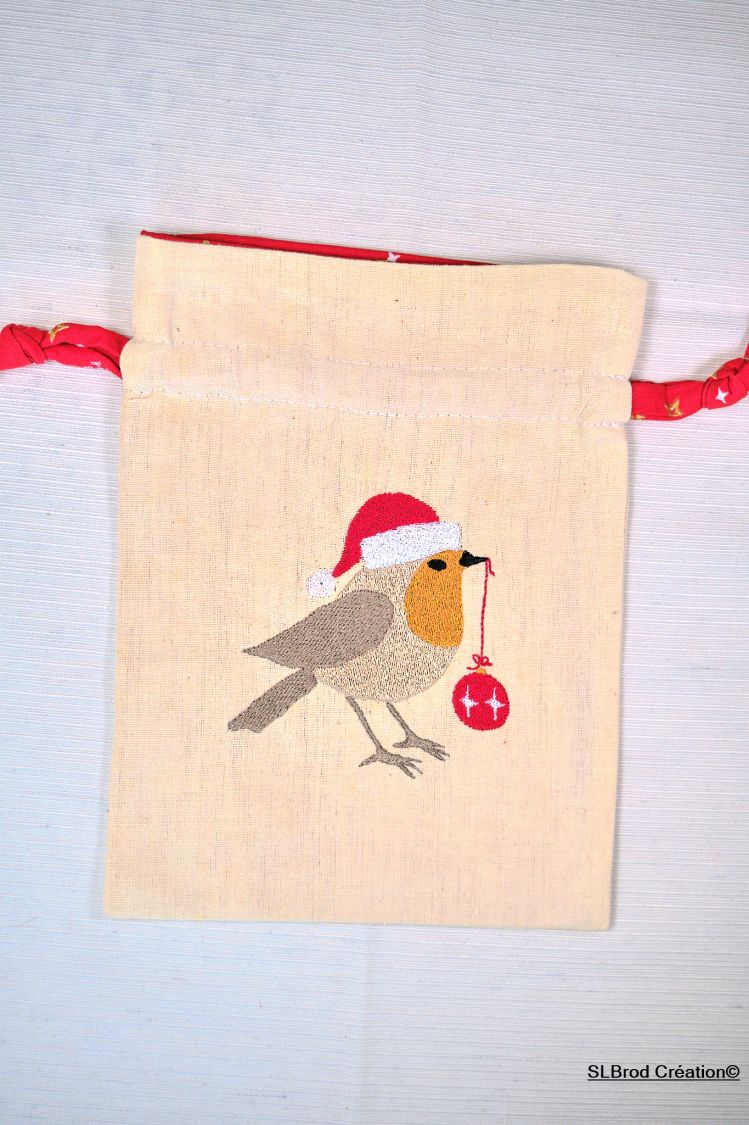 Pequena bolsa de Natal Desfiladeiro Rouge