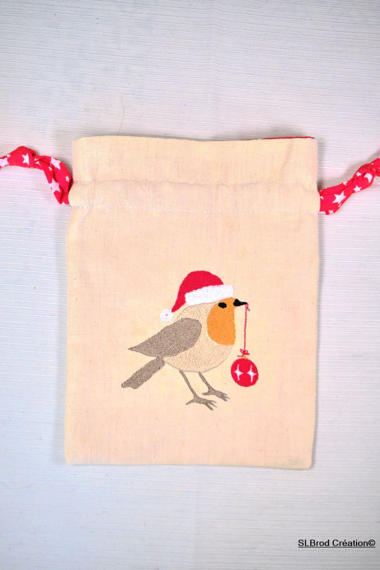 Pequena bolsa de Natal Desfiladeiro Rouge