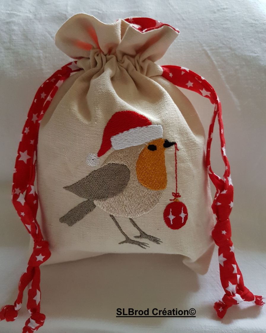 Pequena bolsa de Natal Desfiladeiro Rouge