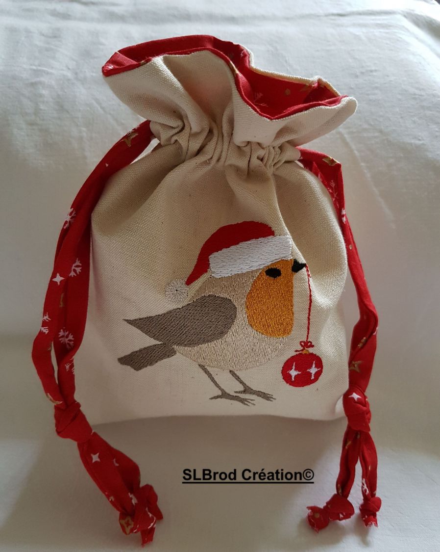 Pequena bolsa de Natal Desfiladeiro Rouge