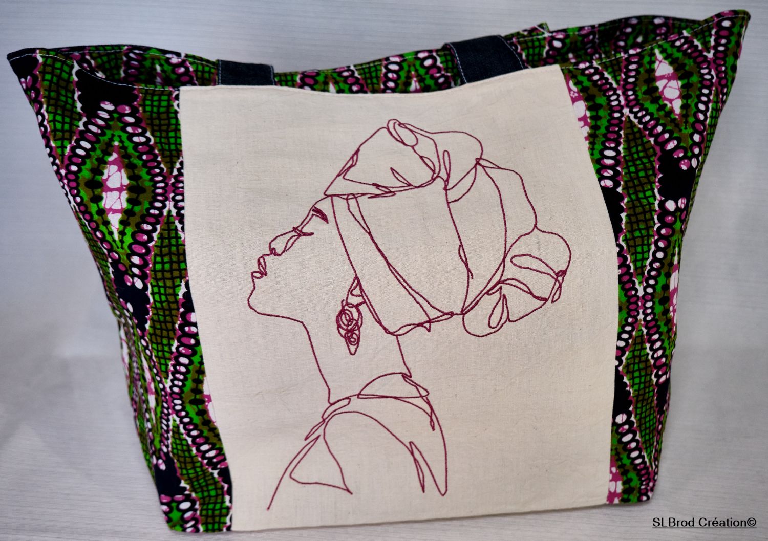 Saco com padrão africano