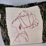 Saco com padrão africano