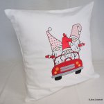 Almofada de Natal para cobrir os Gnomos no carro