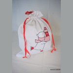 ursinho de peluche de Natal tamanho médio vermelho