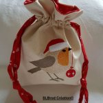 Pequena bolsa de Natal Desfiladeiro Rouge