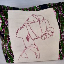 Saco com padrão africano