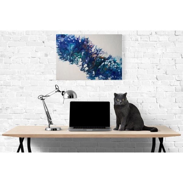 Peinture abstraite - Aquatique
